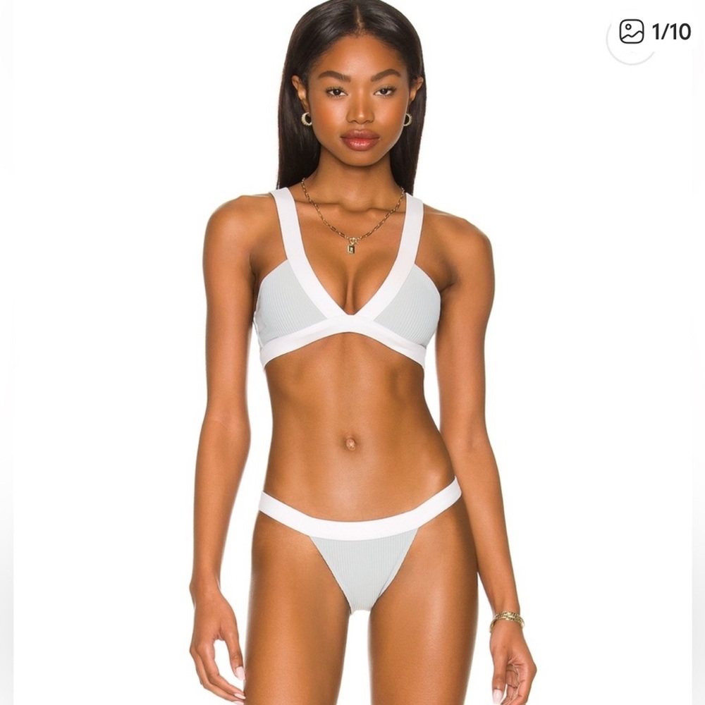 Tularosa Shore Top in baby blue